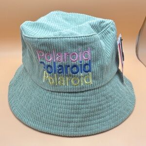 Culture Fly Polaroid Corduroy Bucket hat in sage green NWT , one size fits most